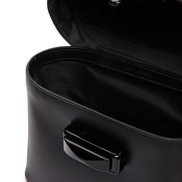 Gia Borghini RHW Small Camera Bag Calfskin Black New - Picture 10 of 10